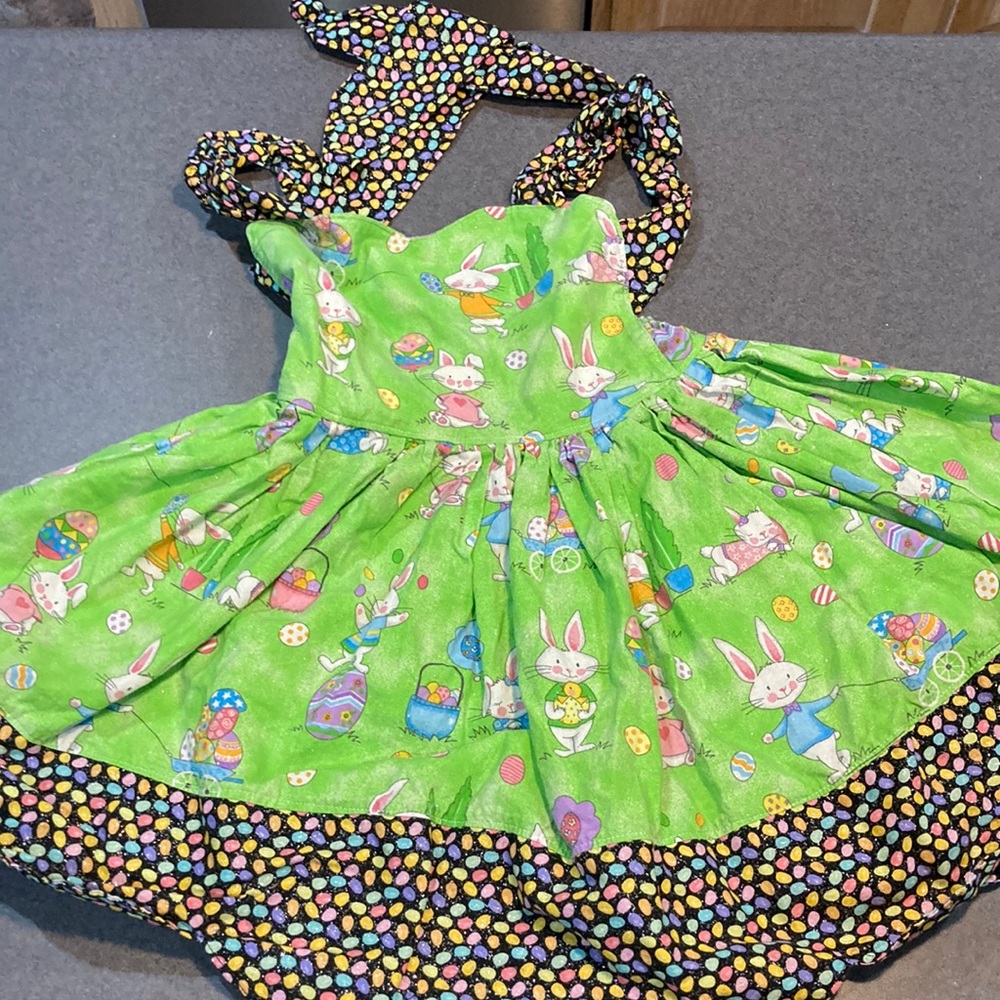 Girls Handmade Easter Dress
